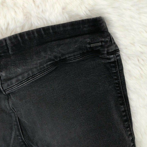 MANGO MNG Pull-On Skinny SLIM Shaping Jeans Black Size 10 Petite - Picture 5 of 9